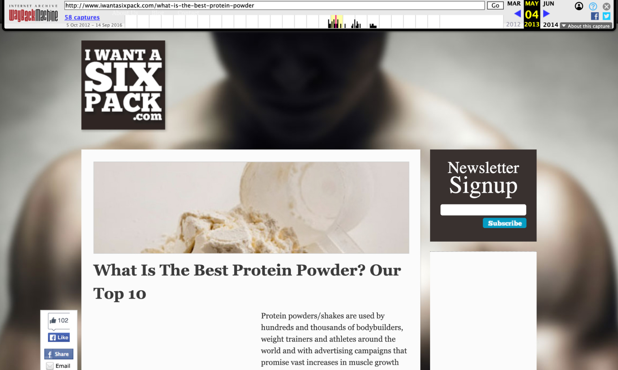 Excerpt of article about best types of protein powder