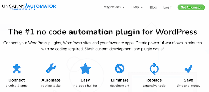 The Uncanny Automation WordPress plugin