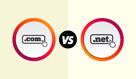 The .com vs .net domain extension