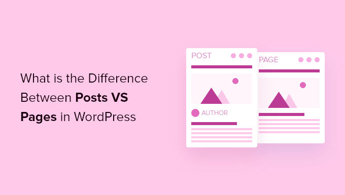 What is the difference between posts vs. pages in WordPress?